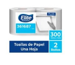 Toalla en Rollo Plus Una Hoja 300m