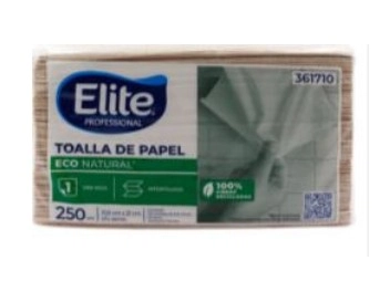 Toalla Interfoliada Eco Natural Una Hoja